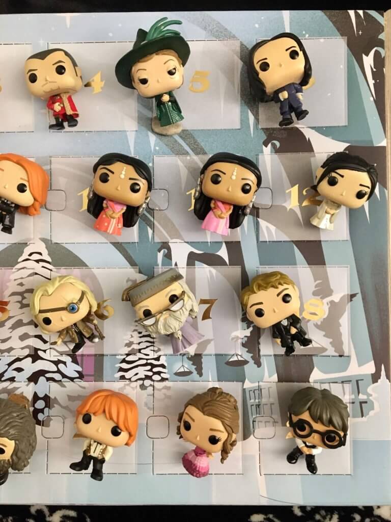 Calendrier de l'Avent Harry Potter Funko pop - détail 12 figurines 1/2