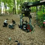 Tournage dans la forêt