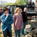 Tournage : Rupert, Daniel et Emma