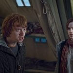 Ron et Hermione dans la tente