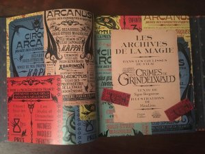 Les archives de la magie, dans les coulisses du film les Crimes de Grindelwald