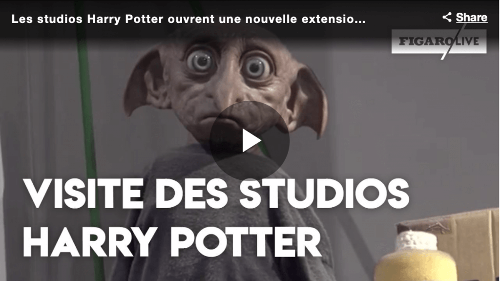 Visite des studios Harry Potter avec Le Figaro