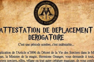 Attestation déplacement magique