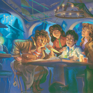 Illustration réalisée par Mary Grandpre pour Harry Potter at Home