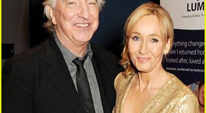 JK Rowling et Alan Rickman