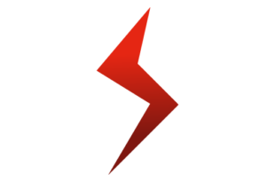 Logo Poudlard.org : éclair rouge