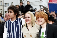 attend the photocall for 'Cherrybomb' as part of the 59th Berlin Film Festival at the Babylon Cinema on February 8, 2009 in Berlin, Germany.