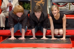 at the "Harry Potter and the Order of the Phoenix" - Hand, Footprint and Wand ceremony at the Grauman's Chinese Theatre on July 9, 2007 in Hollywood, California.